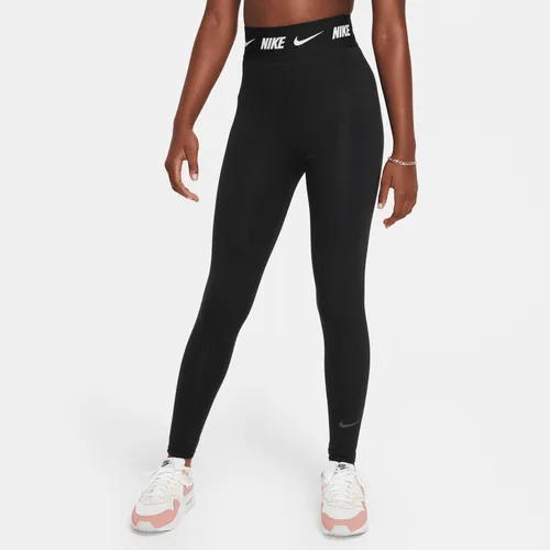 Nike Sportswear Favorites Leggings mit hohem Taillenbund für ältere Kinder (Mädchen) - Schwarz