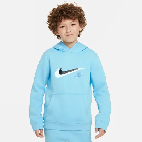 Nike Sportswear Fleece-Hoodie mit Grafik für ältere Kinder (Jungen) - Blau