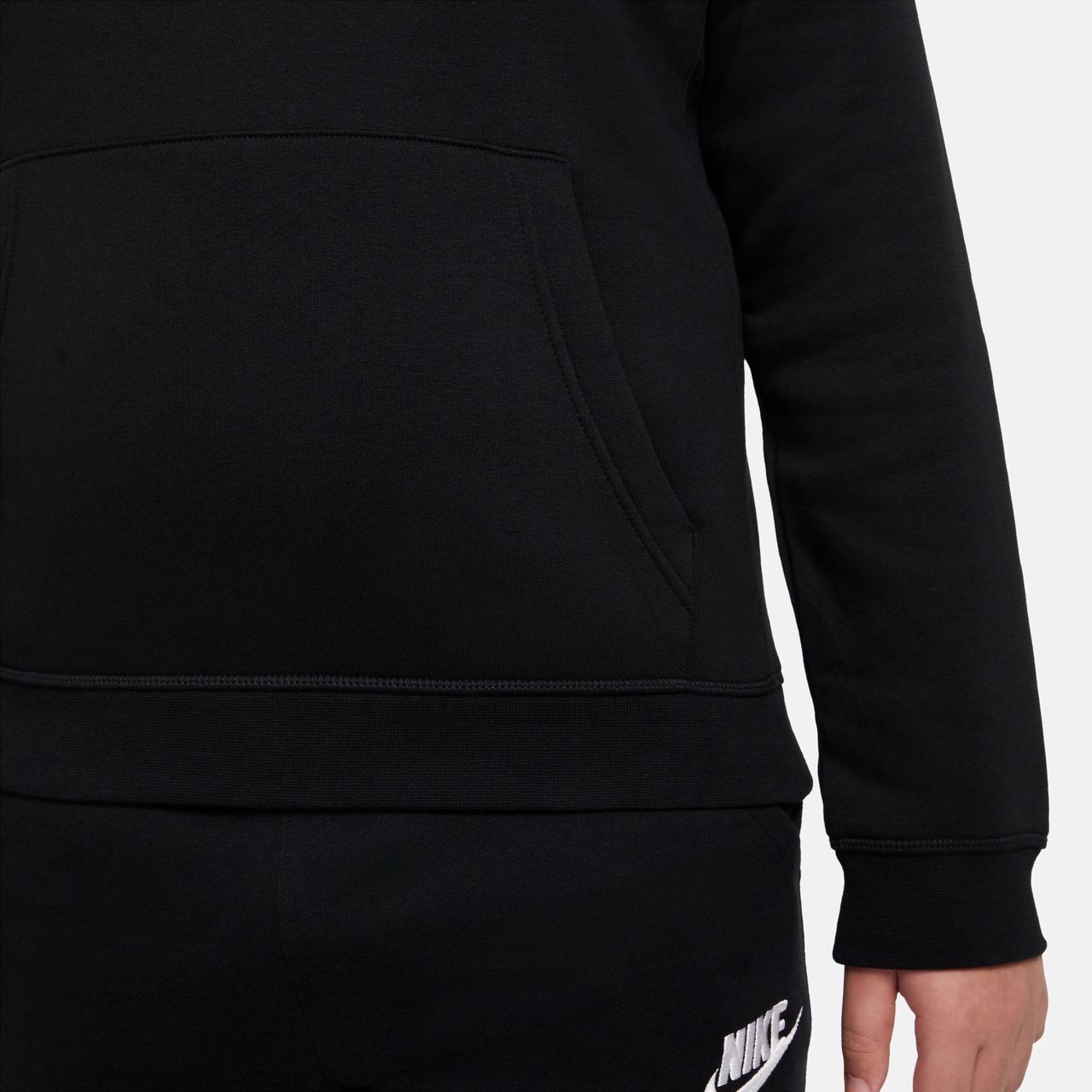 Nike Sportswear Hoodie für ältere Kinder (Jungen) (erweiterte Größe) - Schwarz