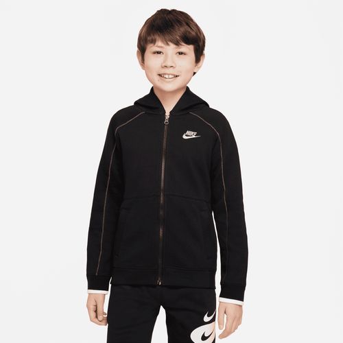 Nike Sportswear Hoodie mit durchgehendem Reißverschluss für ältere Kinder (Jungen) - Schwarz