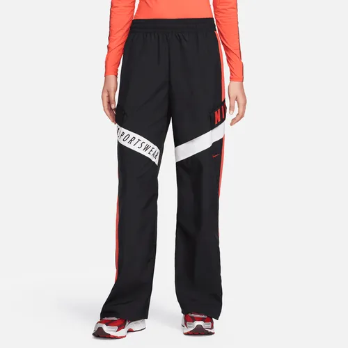 Nike Sportswear Hose mit hohem Bund für Damen - Schwarz