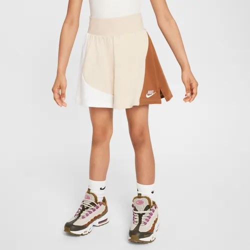 Nike Sportswear Jersey-Shorts für ältere Kinder (Mädchen) - Braun