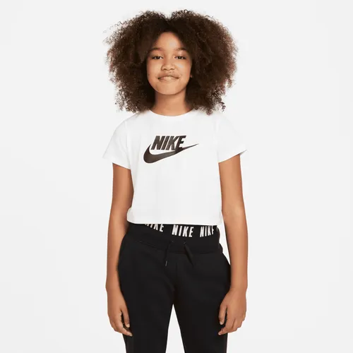 Nike Sportswear Kurz-T-Shirt für ältere Kinder (Mädchen) - Weiß