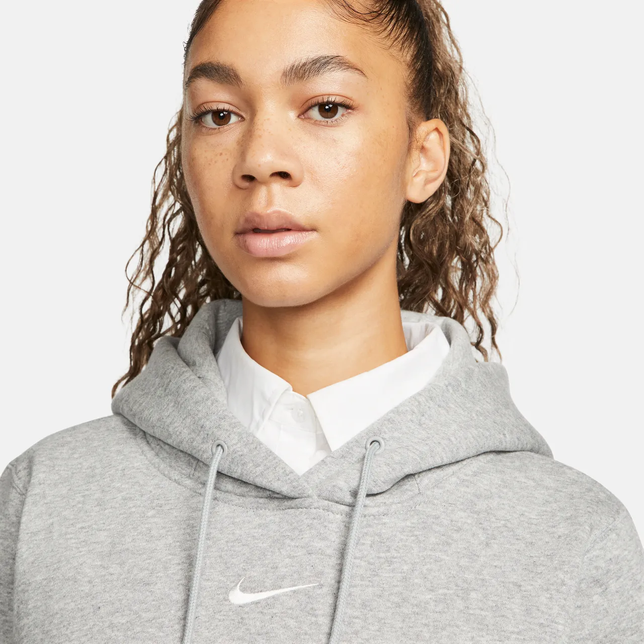Nike Sportswear Phoenix Fleece Hoodie für Damen - Grau