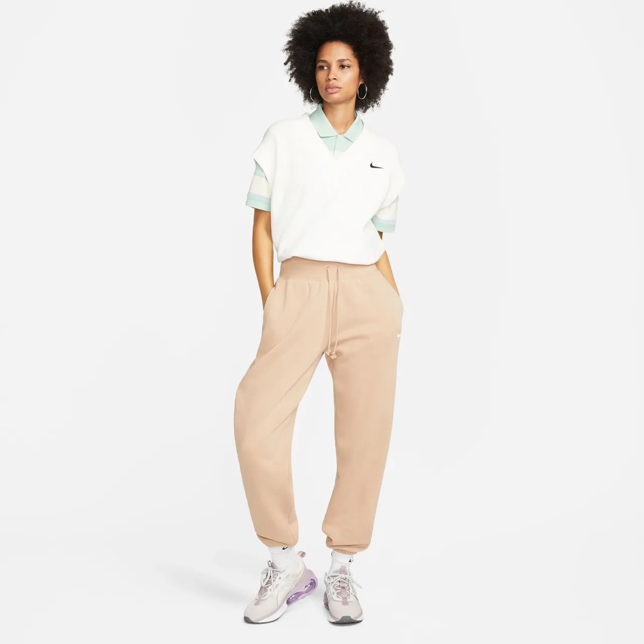 Nike Sportswear Phoenix Fleece extragroße Trainingshose mit hohem  Taillenbund für Damen - Braun DQ5887-200 - Preise vergleichen