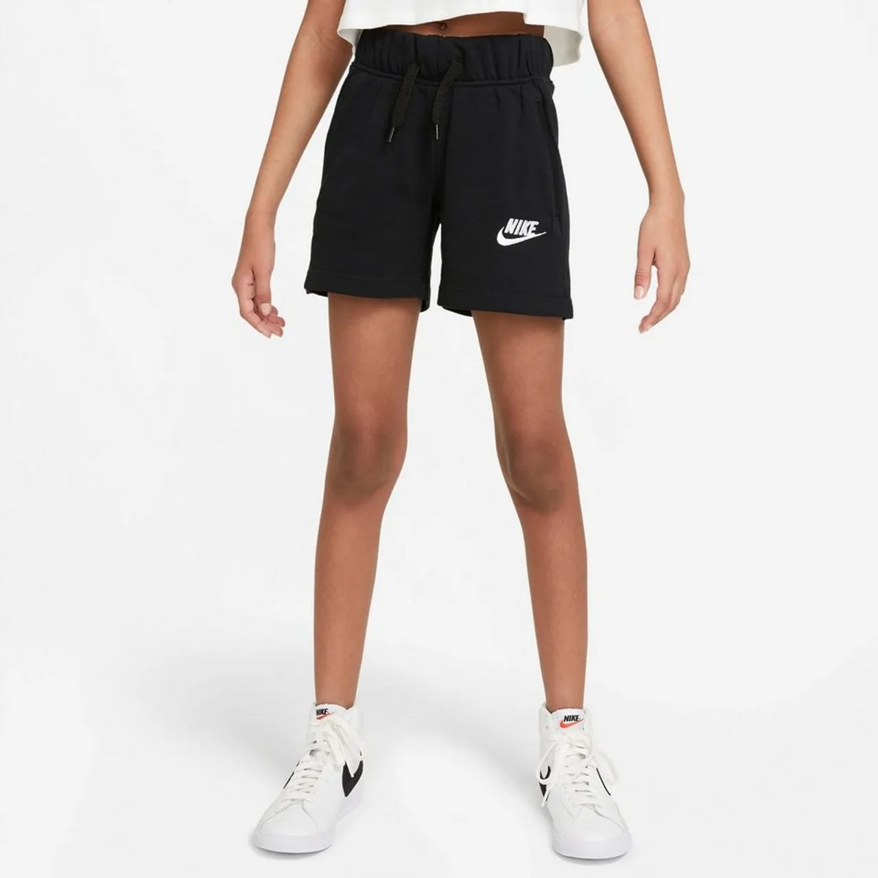 Nike Sportswear Shorts Club Big Kids' (Girls) French Terry Shorts