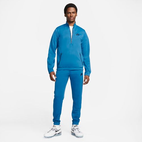 Nike Sportswear Sport Essentials Poly-Strick-Trainingsanzug für Herren - Blau