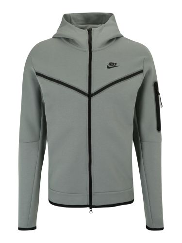 Nike Sportswear Sweatjacke jade / schwarz