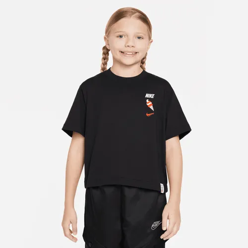 Nike Sportswear T-Shirt für ältere Kinder (Mädchen) - Schwarz
