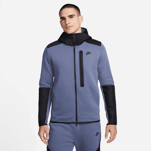 Nike Sportswear Tech Fleece Herrenoberteil mit durchgehendem Reißverschluss - Blau