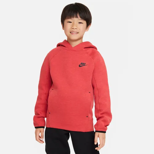 Nike Sportswear Tech Fleece Hoodie für ältere Kinder (Jungen) - Rot