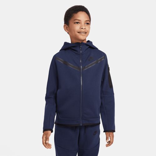Nike Sportswear Tech Fleece Hoodie mit durchgehendem Reißverschluss für ältere Kinder (Jungen) - Blau