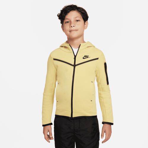 Nike Sportswear Tech Fleece Hoodie mit durchgehendem Reißverschluss für ältere Kinder (Jungen) - Gelb