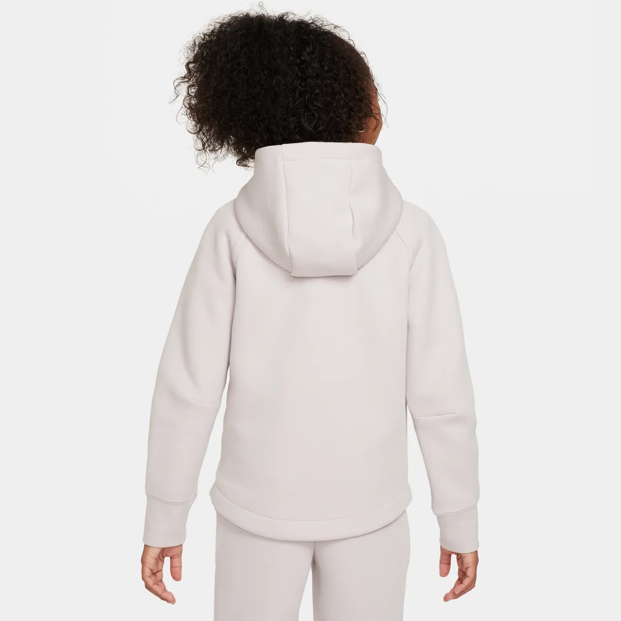 Nike Sportswear Tech Fleece Hoodie mit durchgehendem Reißverschluss für ältere Kinder (Mädchen) - Lila