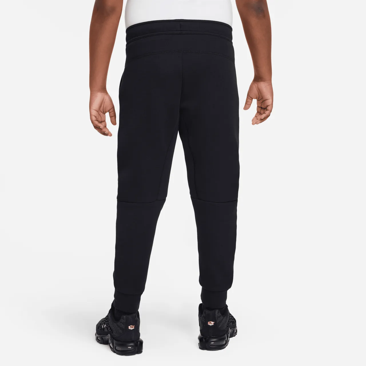 Nike Sportswear Tech Fleece Hose für ältere Kinder (Jungen) (erweiterte Größe) - Schwarz