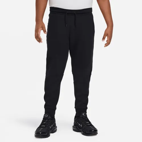 Nike Sportswear Tech Fleece Hose für ältere Kinder (Jungen) (erweiterte Größe) - Schwarz