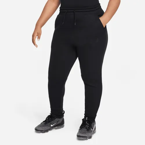 Nike Sportswear Tech Fleece Jogger für ältere Kinder (Mädchen) (erweiterte Größe) - Schwarz