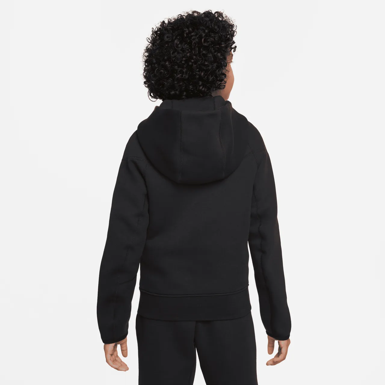 Nike Sportswear Tech Fleece Kapuzenjacke für ältere Kinder (Jungen) - Schwarz