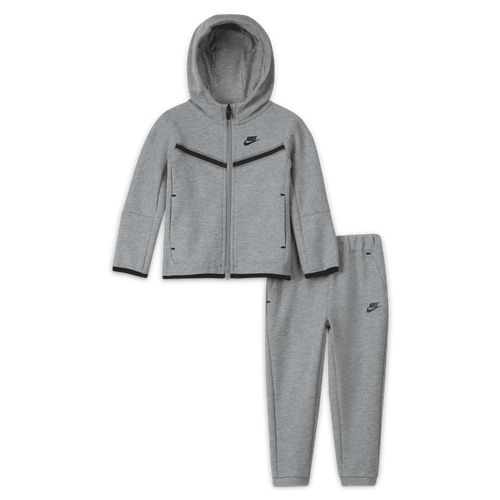 Nike Sportswear Tech Fleece Set aus Hoodie und Hose für Babys (12 bis 24 Monate) - Grau