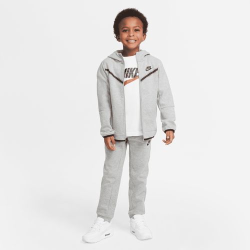 Nike Sportswear Tech Fleece Set aus Hoodie und Hose für jüngere Kinder - Grau