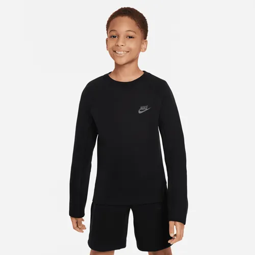 Nike Sportswear Tech Fleece Sweatshirt für ältere Kinder (Jungen) - Schwarz