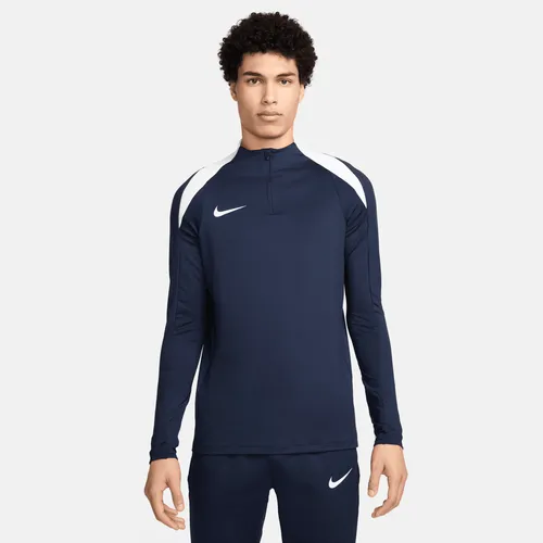 Nike Strike Dri-FIT-Fußball-Drill-Herrenoberteil mit Halbreißverschluss - Blau