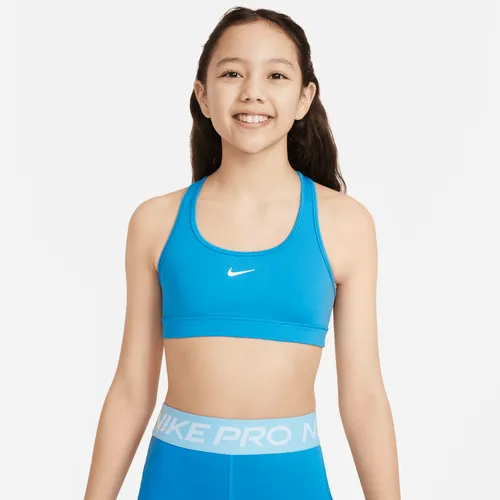 Nike Swoosh Sport-BH für ältere Kinder (Mädchen) - Blau