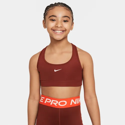 Nike Swoosh Sport-BH für ältere Kinder (Mädchen) - Rot