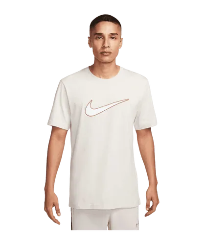 Nike T-Shirt Braun Weiss F104