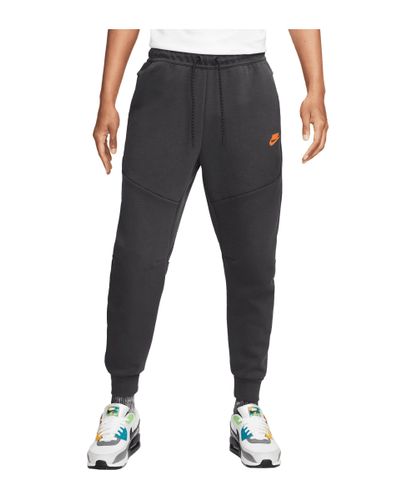 Nike Tech Fleece Jogginghose Grau Orange F070