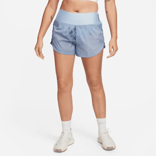 Nike Trail Repel-Laufshorts mit Slip und mittelhohem Bund für Damen (ca. 7,5 cm) - Blau