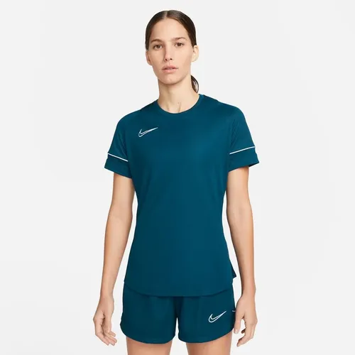 Nike Training T-Shirt Dri-FIT Academy - Valerian Blau/Weiß Damen