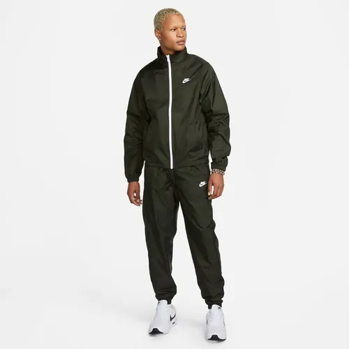Nike Trainingsanzug NSW Club Lined Woven - Grün/Weiß