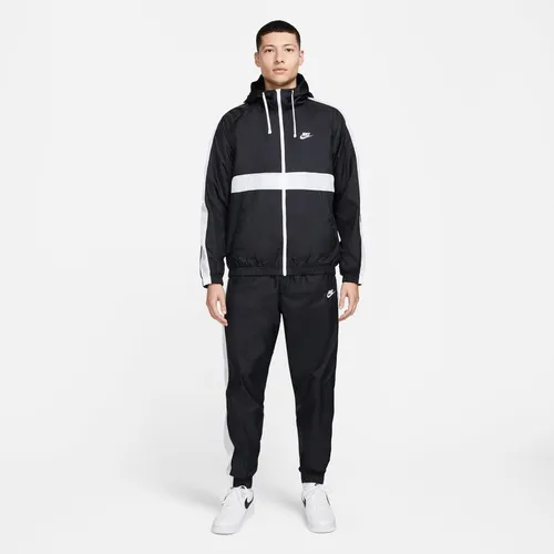 Nike Trainingsanzug NSW Club Woven - Schwarz/Weiß