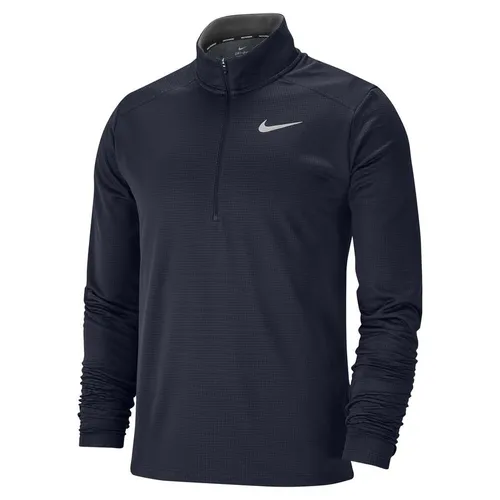 Nike Trainingsshirt Dri-FIT Pacer HZ - Navy/Iron Grau/Silber