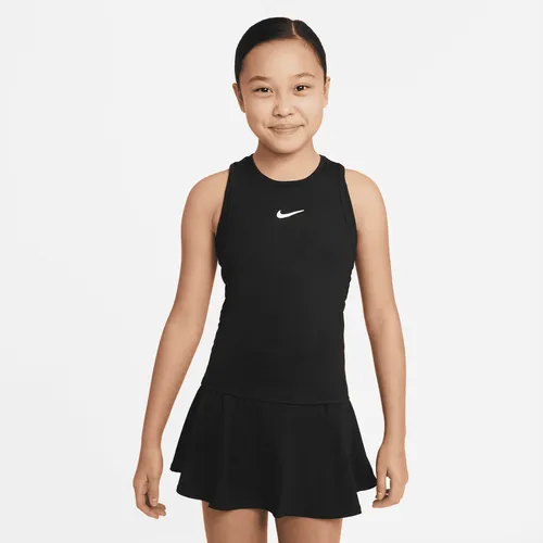 Nike Victory Dri-FIT Tennis-Tanktop für ältere Kinder (Mädchen) - Schwarz