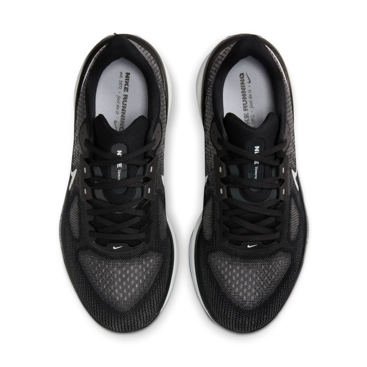 Nike Vomero 17 Straßenlaufschuh (Herren, extraweit) - Schwarz