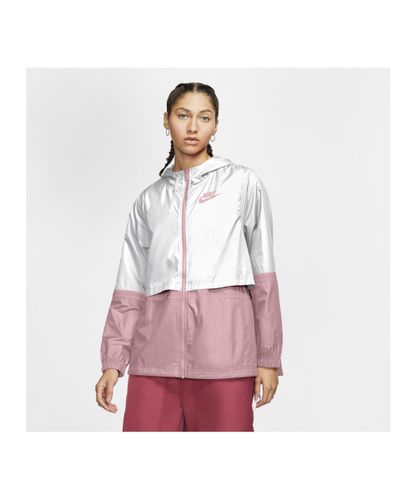 Nike Woven Jacke Damen Weiss Pink F109