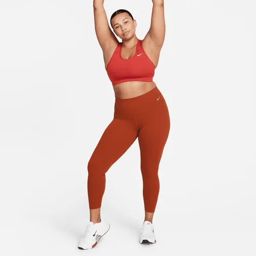 Nike Zenvy 7/8-Leggings mit sanftem Halt und hohem Taillenbund für Damen - Orange