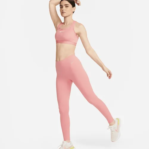 Nike Zenvy Leggings in voller Länge mit sanftem Halt und hohem Taillenbund für Damen - Pink
