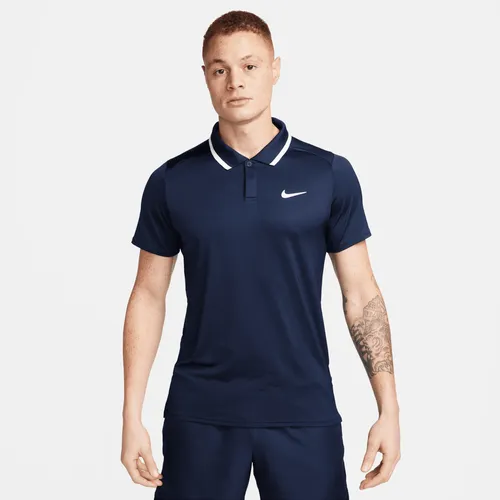 NikeCourt Advantage Dri-FIT Tennis-Poloshirt für Herren - Blau