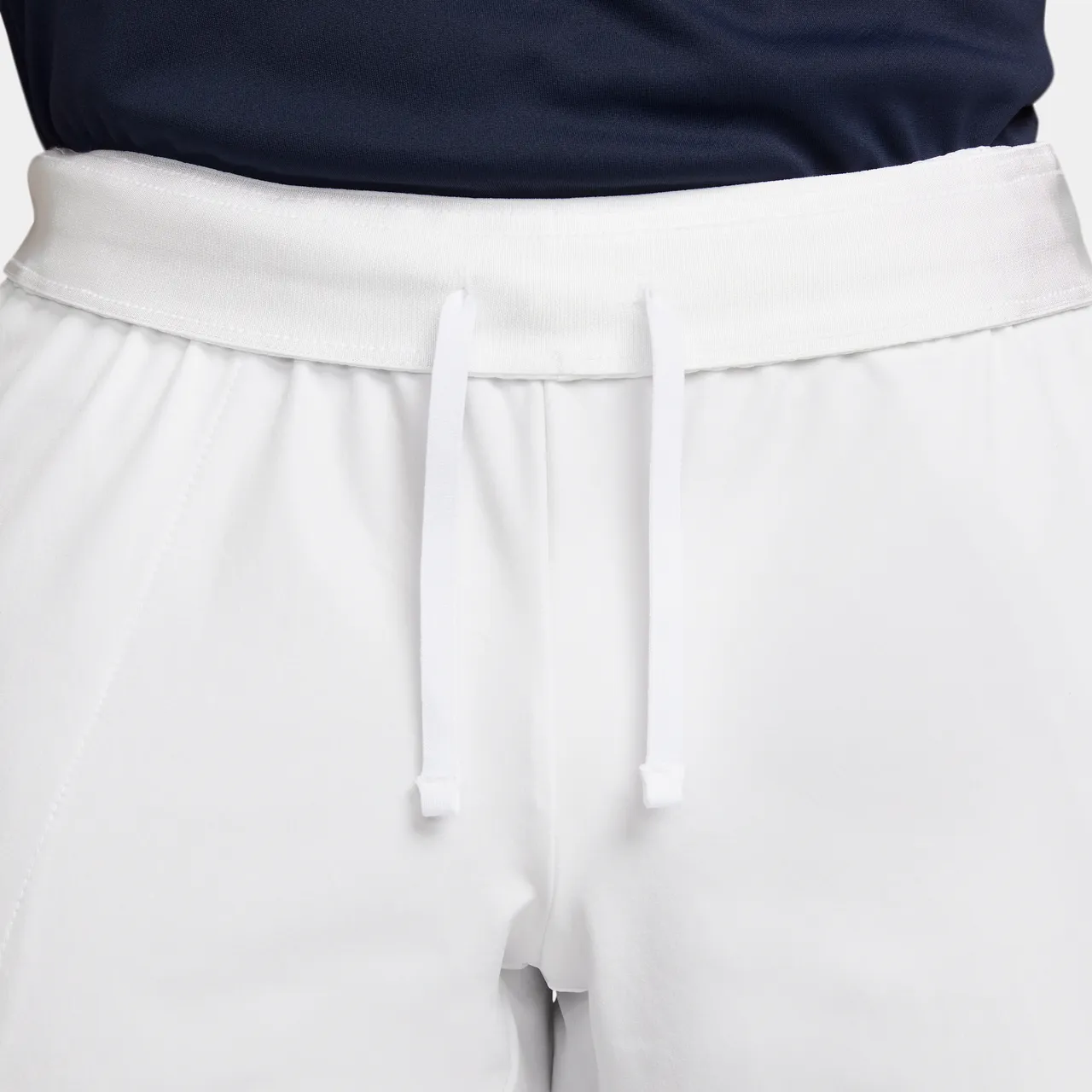 NikeCourt Dri-FIT Advantage Herren-Tennisshorts (ca. 18 cm) - Weiß