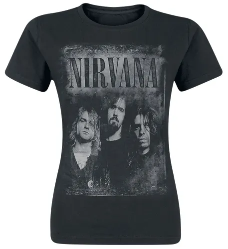Nirvana Faded Faces T-Shirt schwarz in L