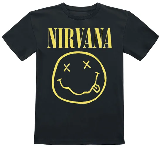 Nirvana Kids - Smiley T-Shirt schwarz in 110/116