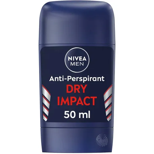 NIVEA For Men Antiperspirant Deodorant Dry Impact Stick 50 ml