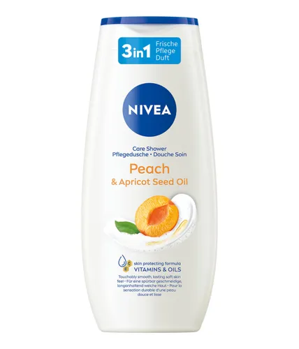 NIVEA Peach & Apricot Seed Oil Pflegedusche (250 ml)