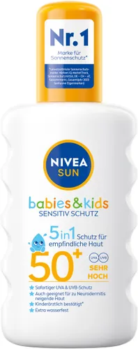 NIVEA SUN Babies & Kids Sensitiv Schutz Sonnenspray LSF 50+