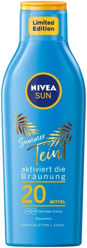 NIVEA SUN Schutz & Bräune Sonnencreme LSF 20 (200 ml)