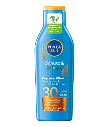 NIVEA SUN Schutz & Bräune Sonnencreme LSF 30 (200 ml)