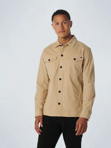 NO EXCESS Langarmhemd Overshirt Button Closure Structure